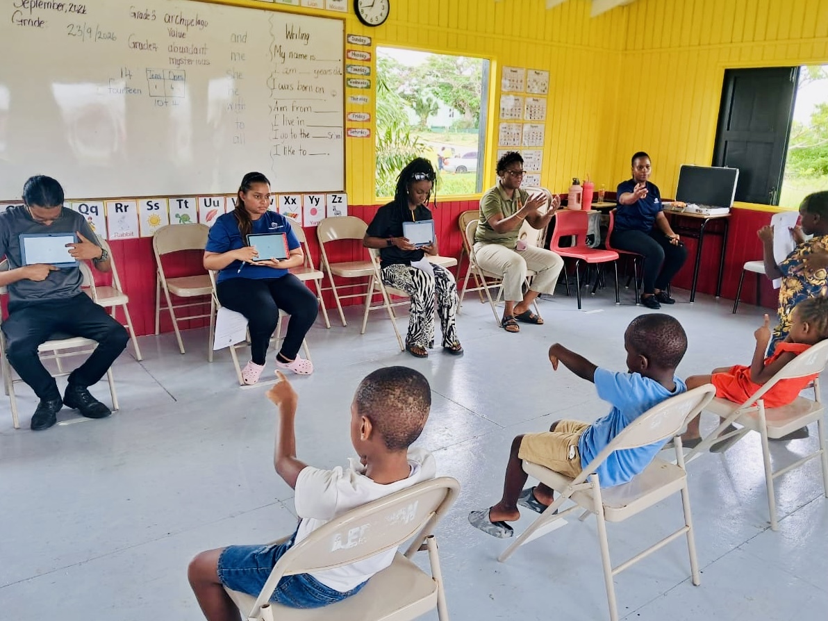 Eye screenings being completed for children in Antigua and Barbuda