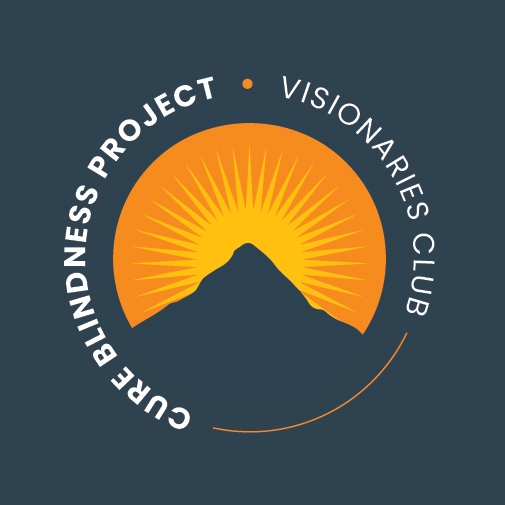Cure Blindness Project Visionaries Club badge