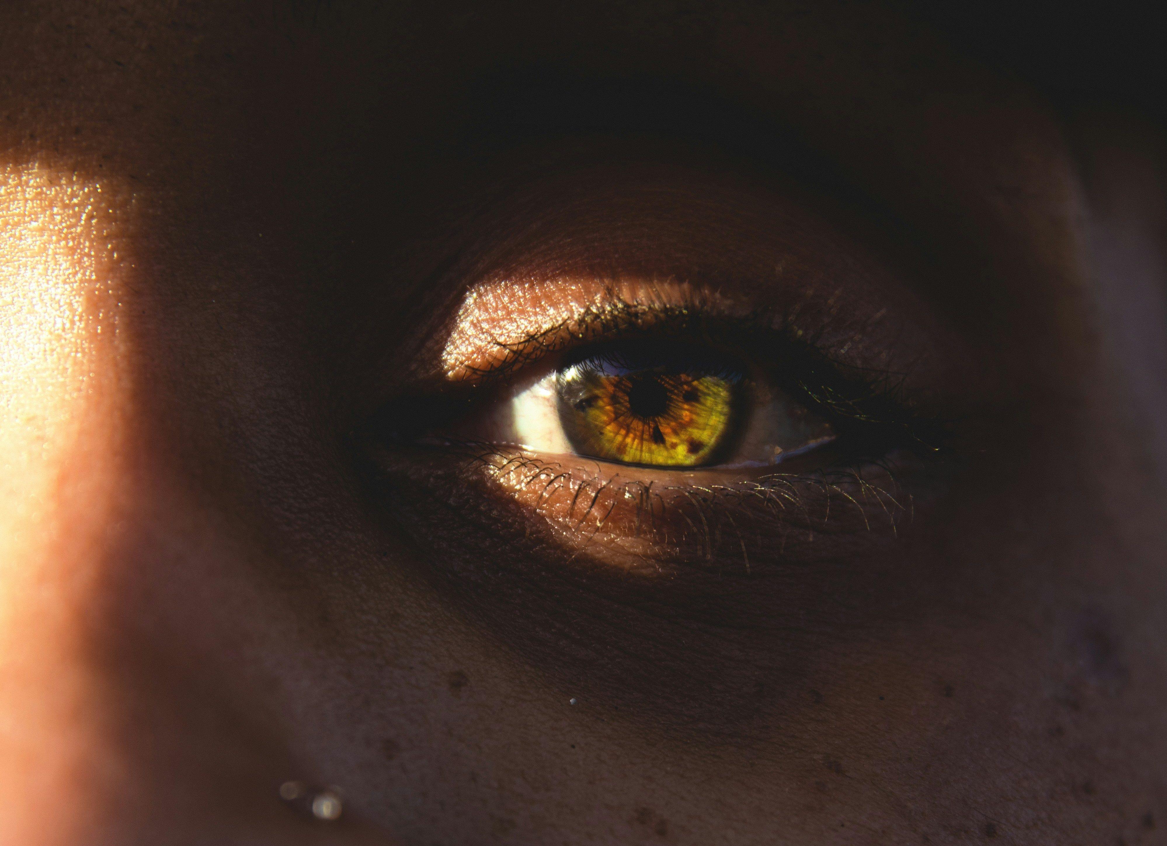 Eye close up