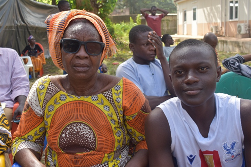 Déli and her son